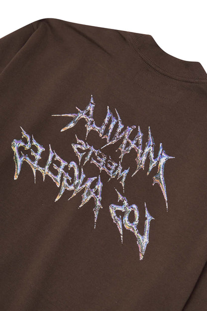 "MERCURIAL" ULTRA HEAVY TEE IN WOOD