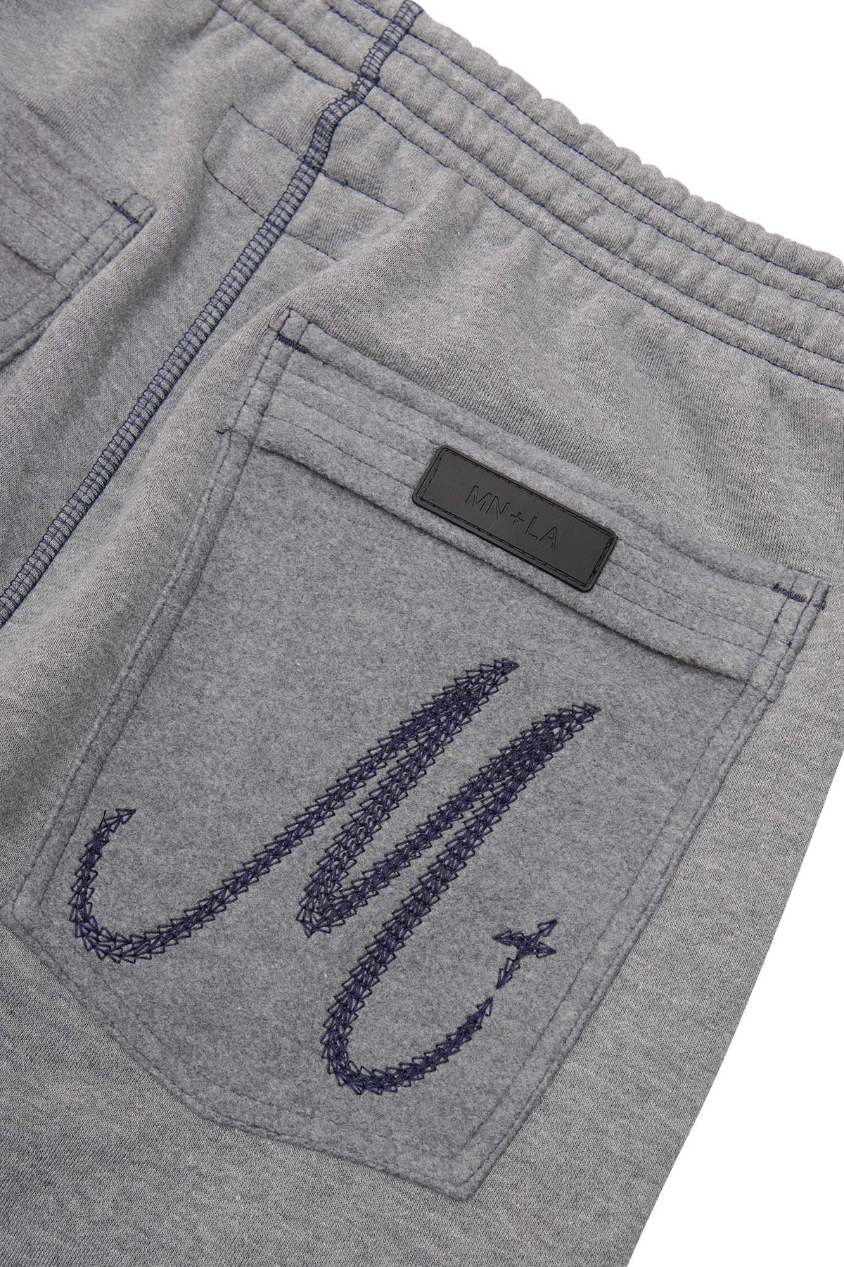 M+ EXO™ CUTOFF PANTS IN HEATHER GREY/NAVY