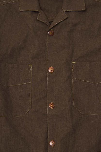 "KAZE" SHIRT (001) IN SEPIA