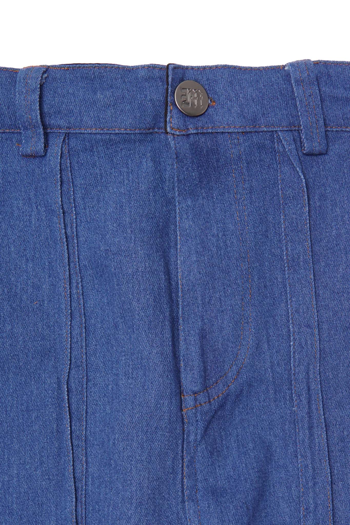 "TRUE BLUE" OVERPOCKET PHAT SHORTS