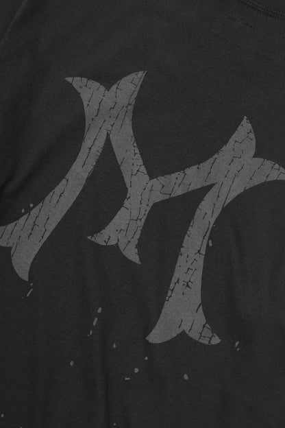 "HITTER" V3 MOCK NECK LITE TEE IN CAVIAR