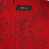 CHOP CHOP TEE IN BLOOD PAISLEY