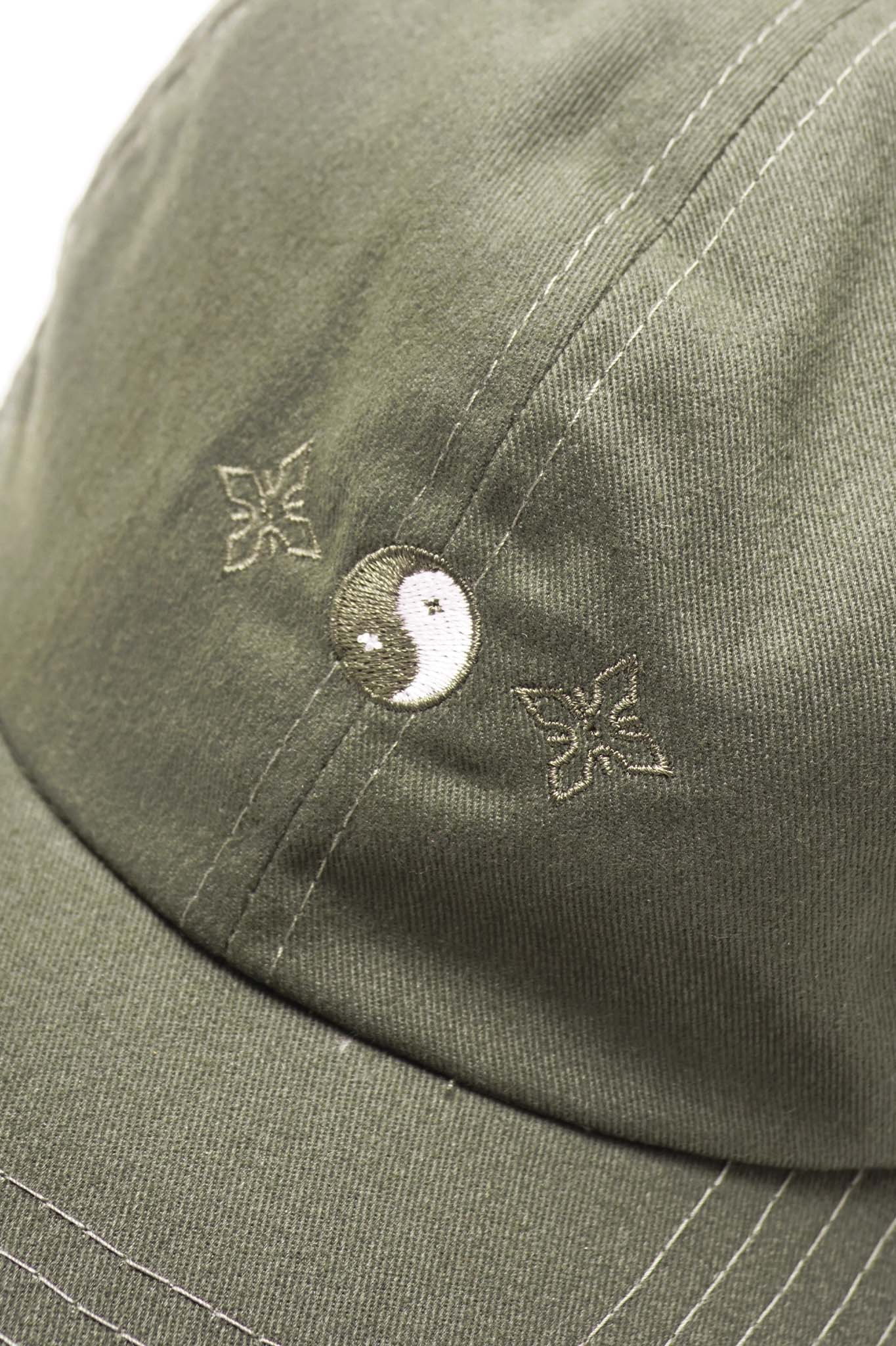 "BALANCE" 6 PANEL HAT IN OLIVE