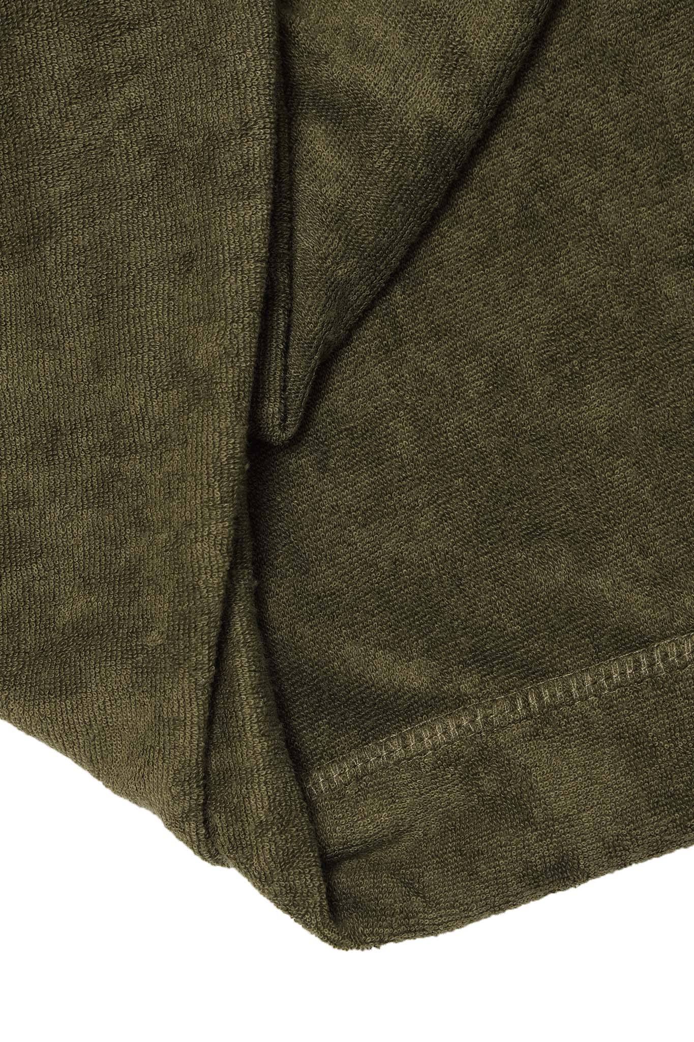 M+ TOWEL BOOTCUT PANTS IN OLIVE