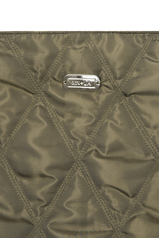 WAFFLE $ACK IN SHINY OLIVE