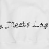 "LOVE HURTS" HOODIE IN WHITE