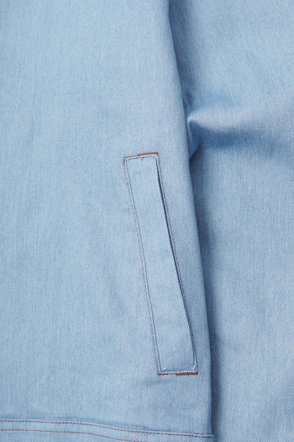 "VAPOR BLUE" TRUCKER JACKET