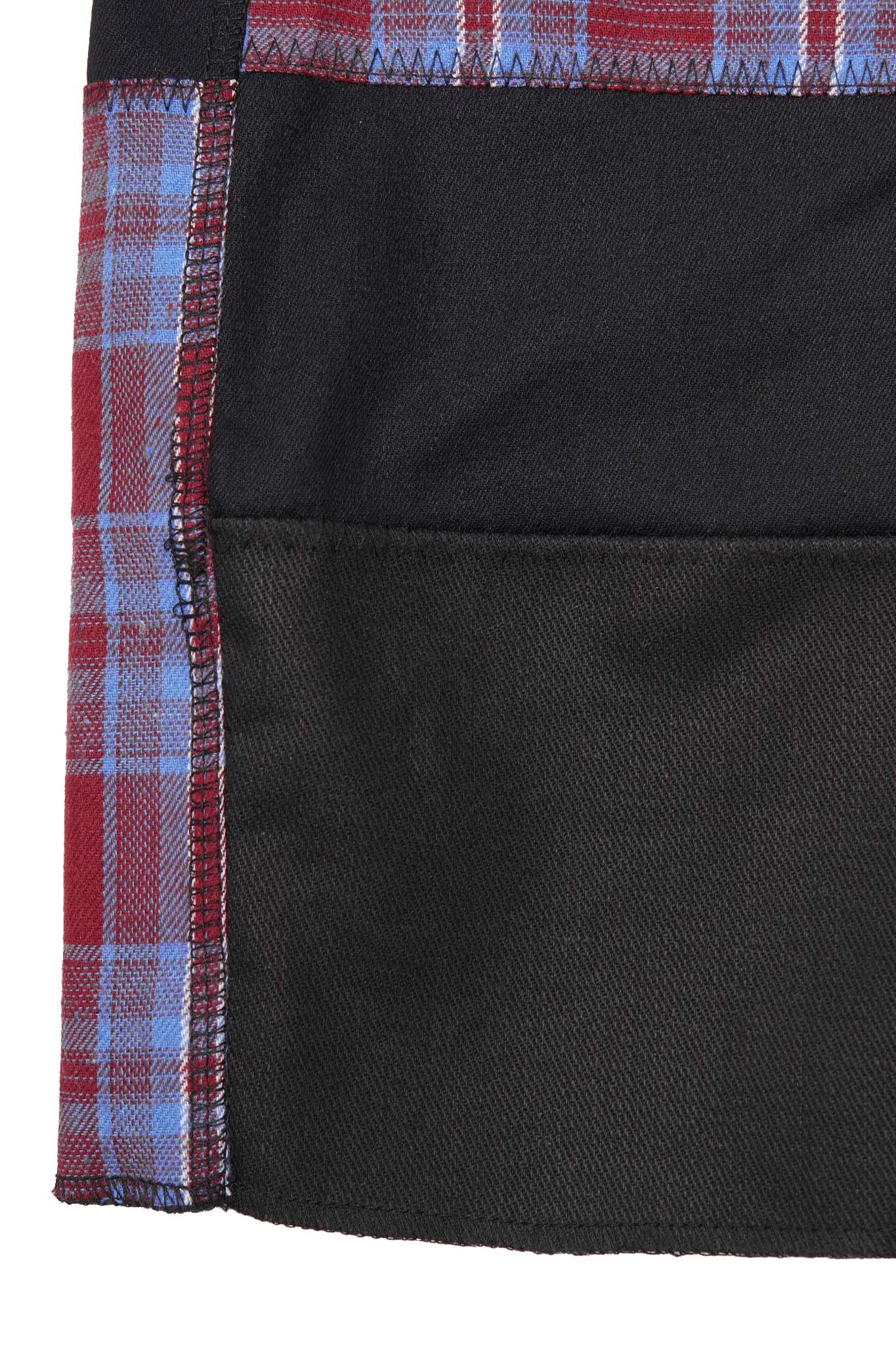 TERRA SHORTS IN MIDNIGHT HARVEST PLAID