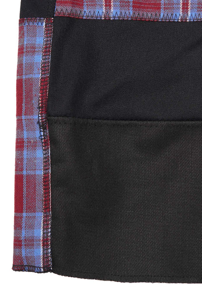 TERRA SHORTS IN MIDNIGHT HARVEST PLAID