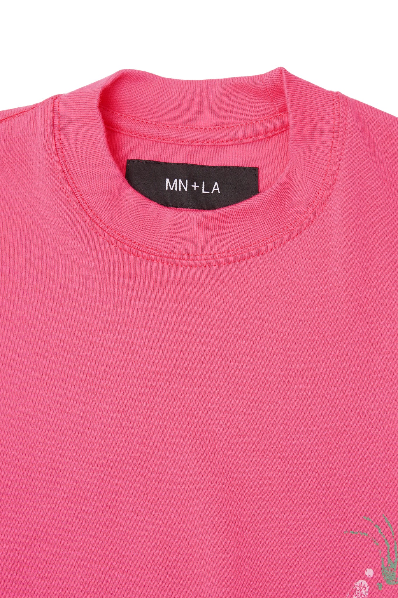 "LIMBO" ULTRA HEAVY TEE IN STATIC PINK