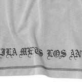 "TAKE NO SHIT, DO NO HARM" LEAGUE TEE IN CEMENT