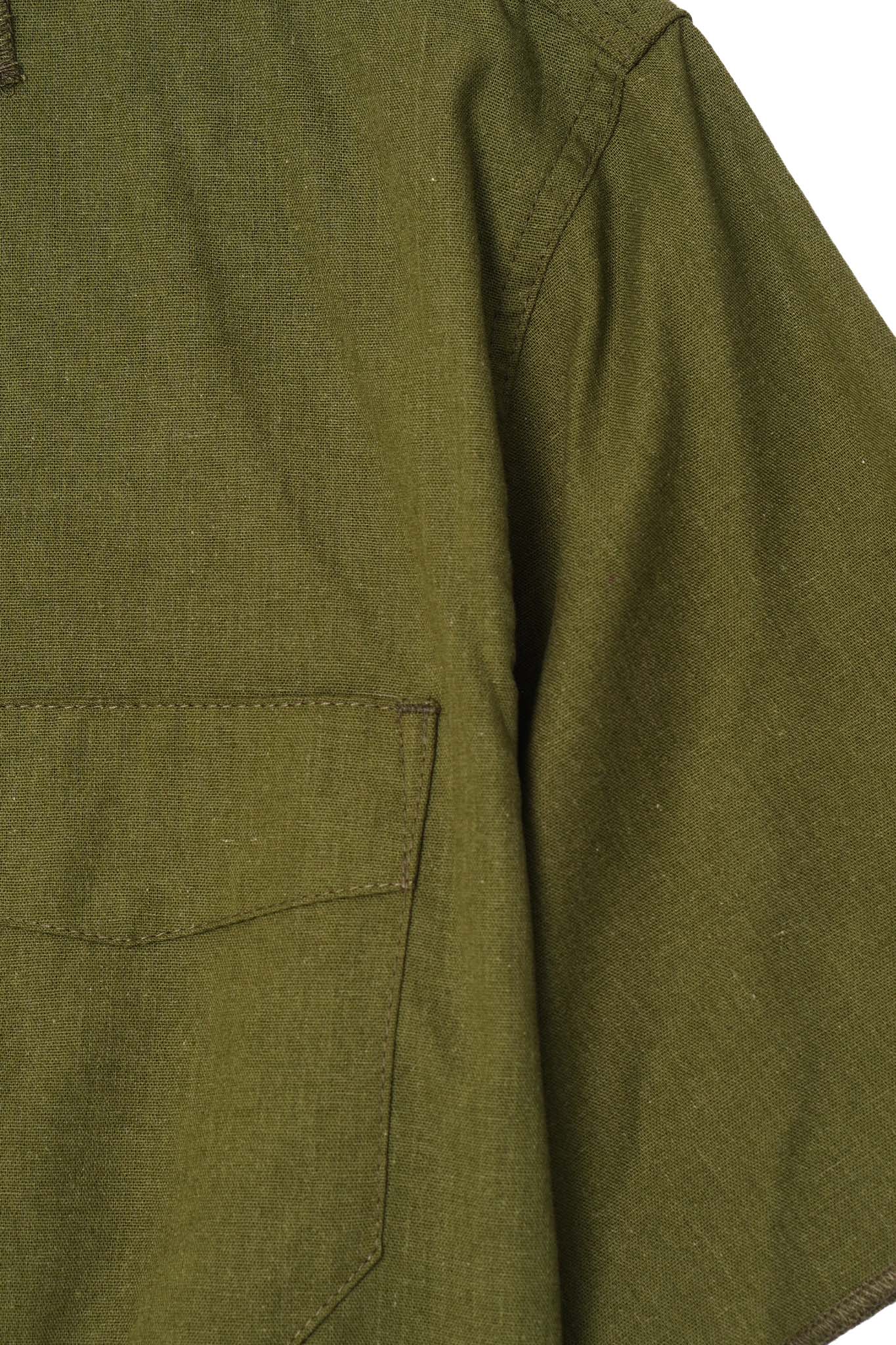 4 POCKET CUBAN SHIRT IN NEEM GREEN