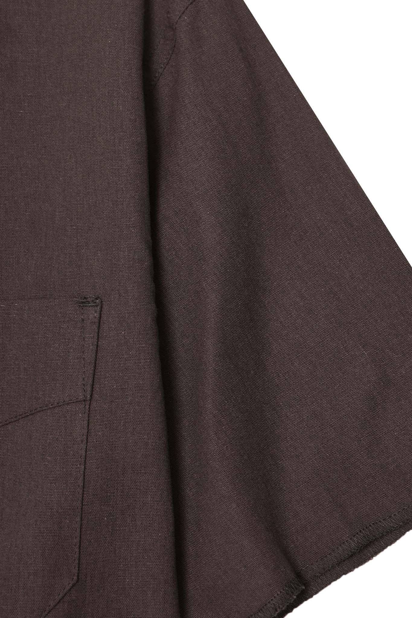 4 POCKET CUBAN SHIRT IN CHARCOAL GREY