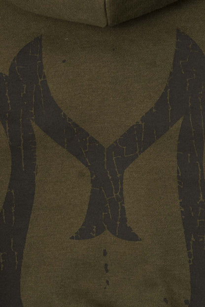 "HITTER" V3 HOODIE IN OLIVE