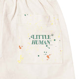 "PAINT SPLAT" LITTLE HUMAN™ PLEATED SHORTS IN OAT