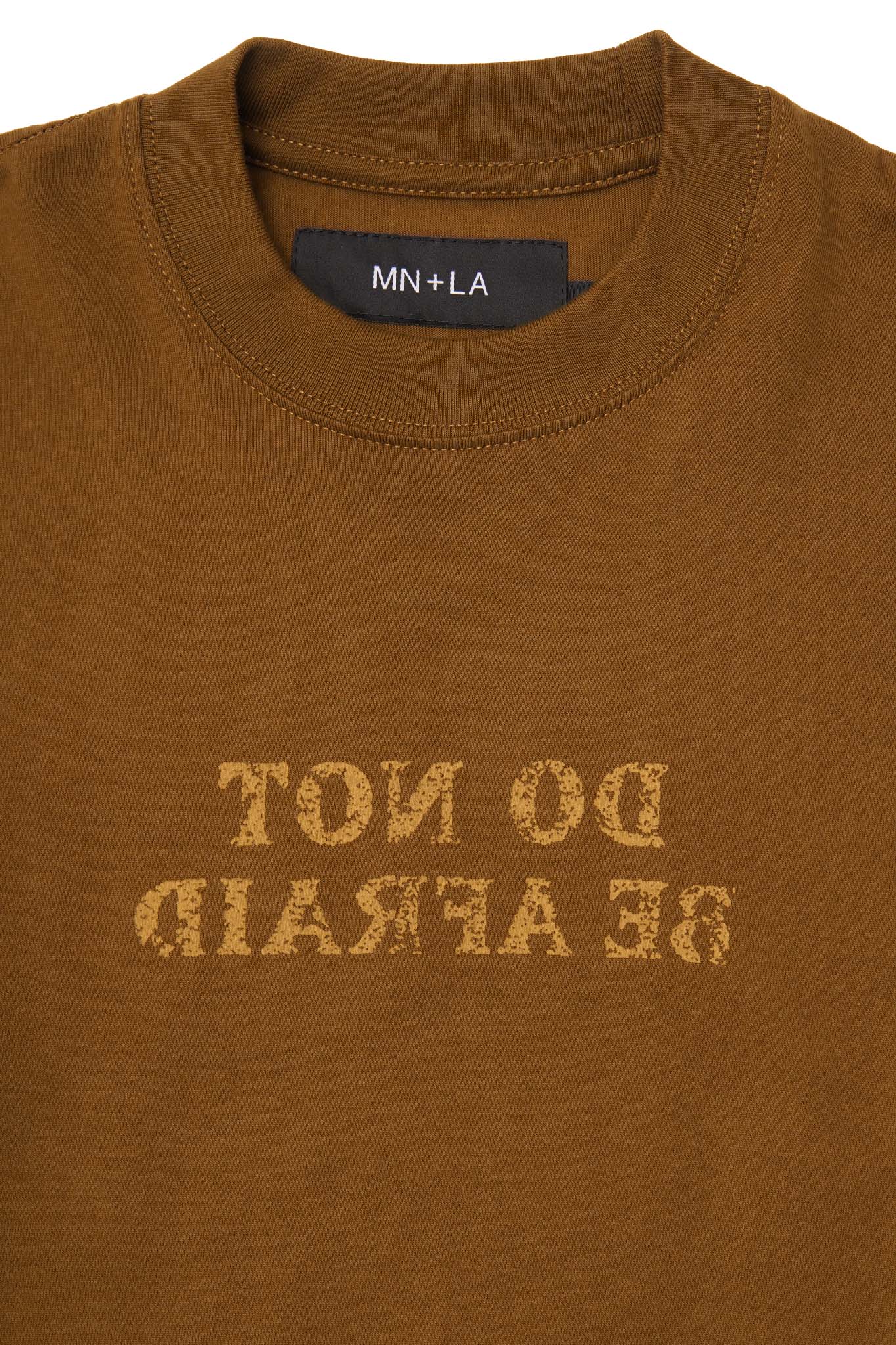 "DO NOT BE AFRAID" TEE IN RUST