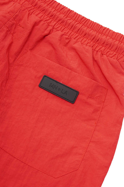 HOUSE SHORTS IN SCARLET