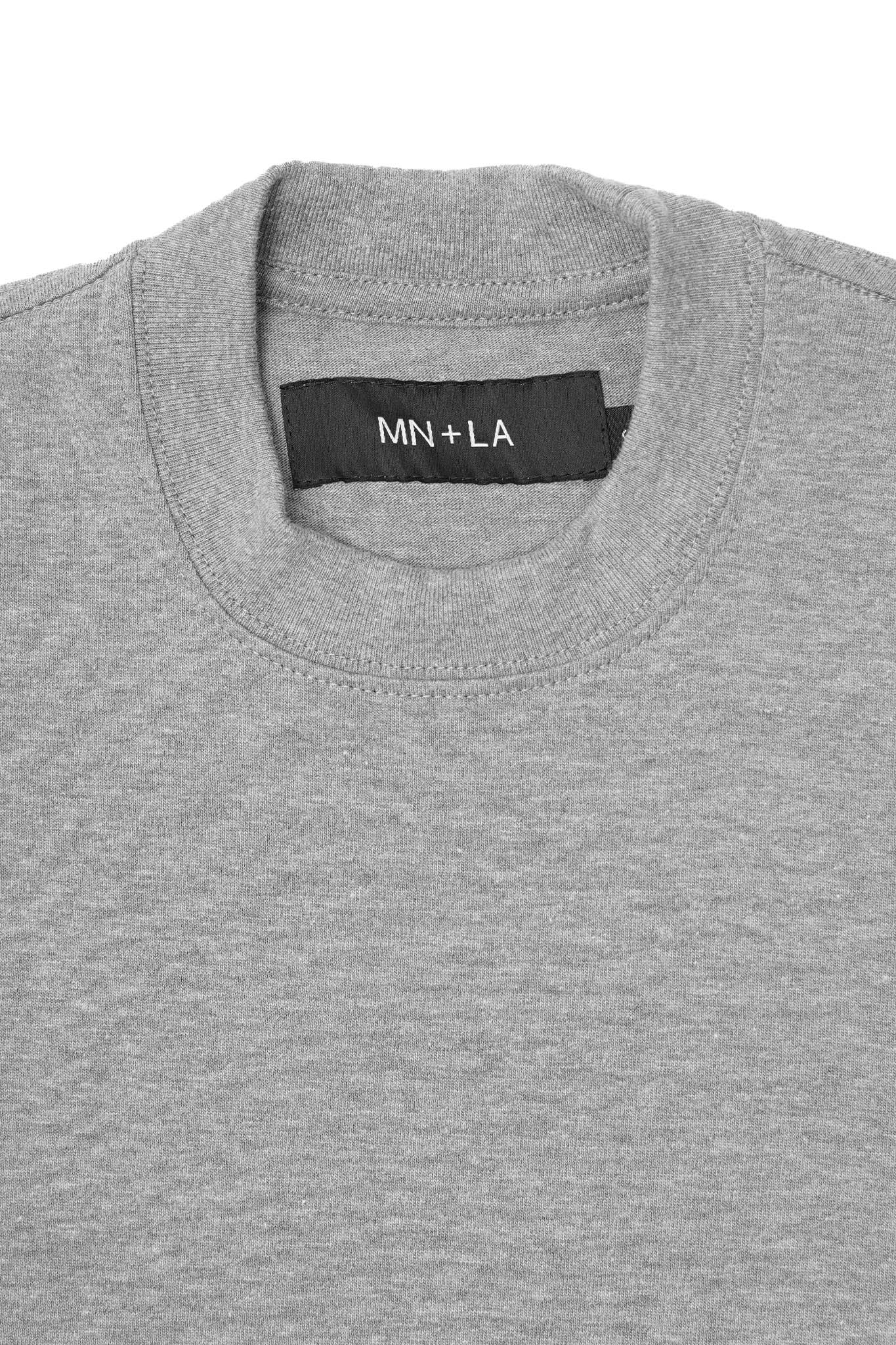 ULTRA HEAVY BOX TEE IN HEATHER GREY