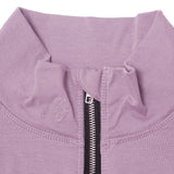 M+ QUARTER ZIP L/S TEE V2 IN LAVENDER