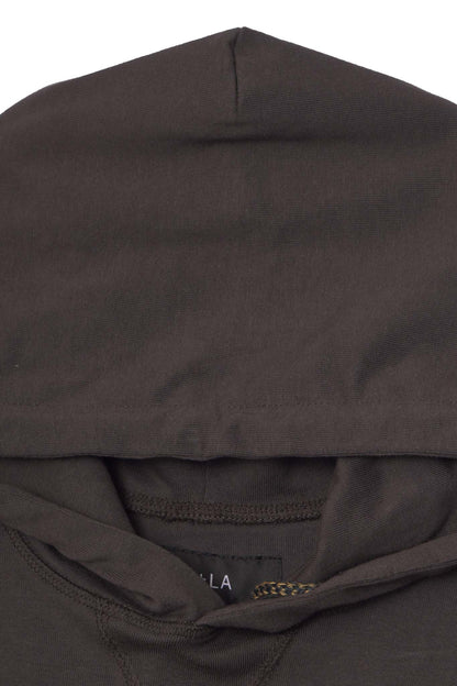 "TWIN M'$" HOODIE IN CHARCOAL GREY