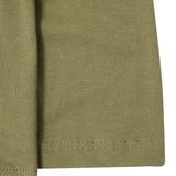 QUARTER ZIP L/S TEE IN OLIVE
