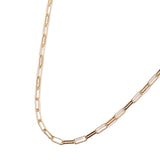 CLIP GOLD CHAIN NECKLACE