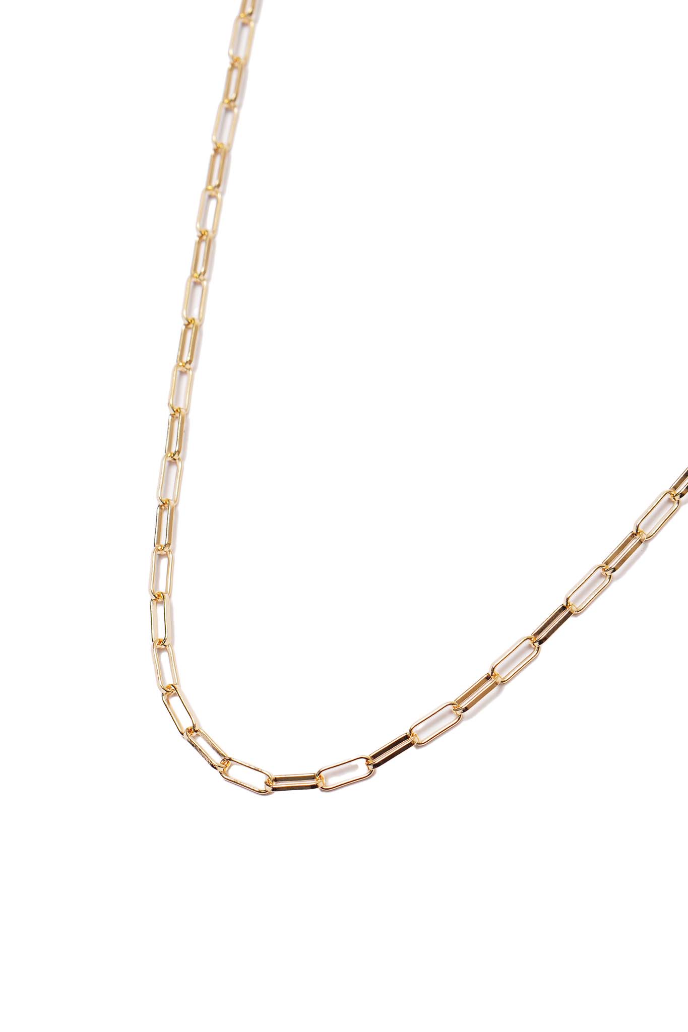 CLIP GOLD CHAIN NECKLACE