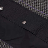 LAKESIDE VEST IN PIGEON PLAID