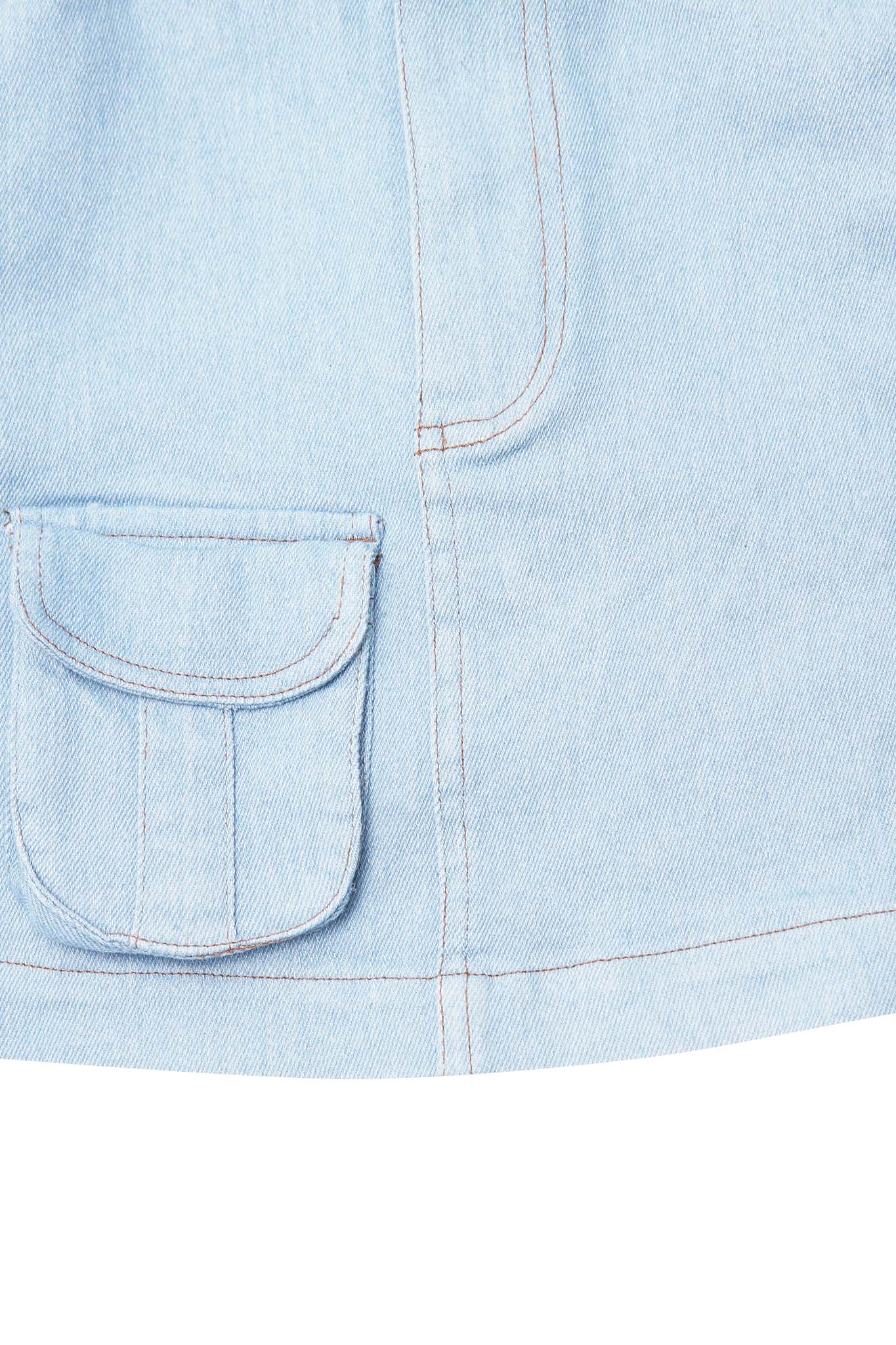 LITTLE HUMAN™ FIELD SKIRT IN VAPOR BLUE