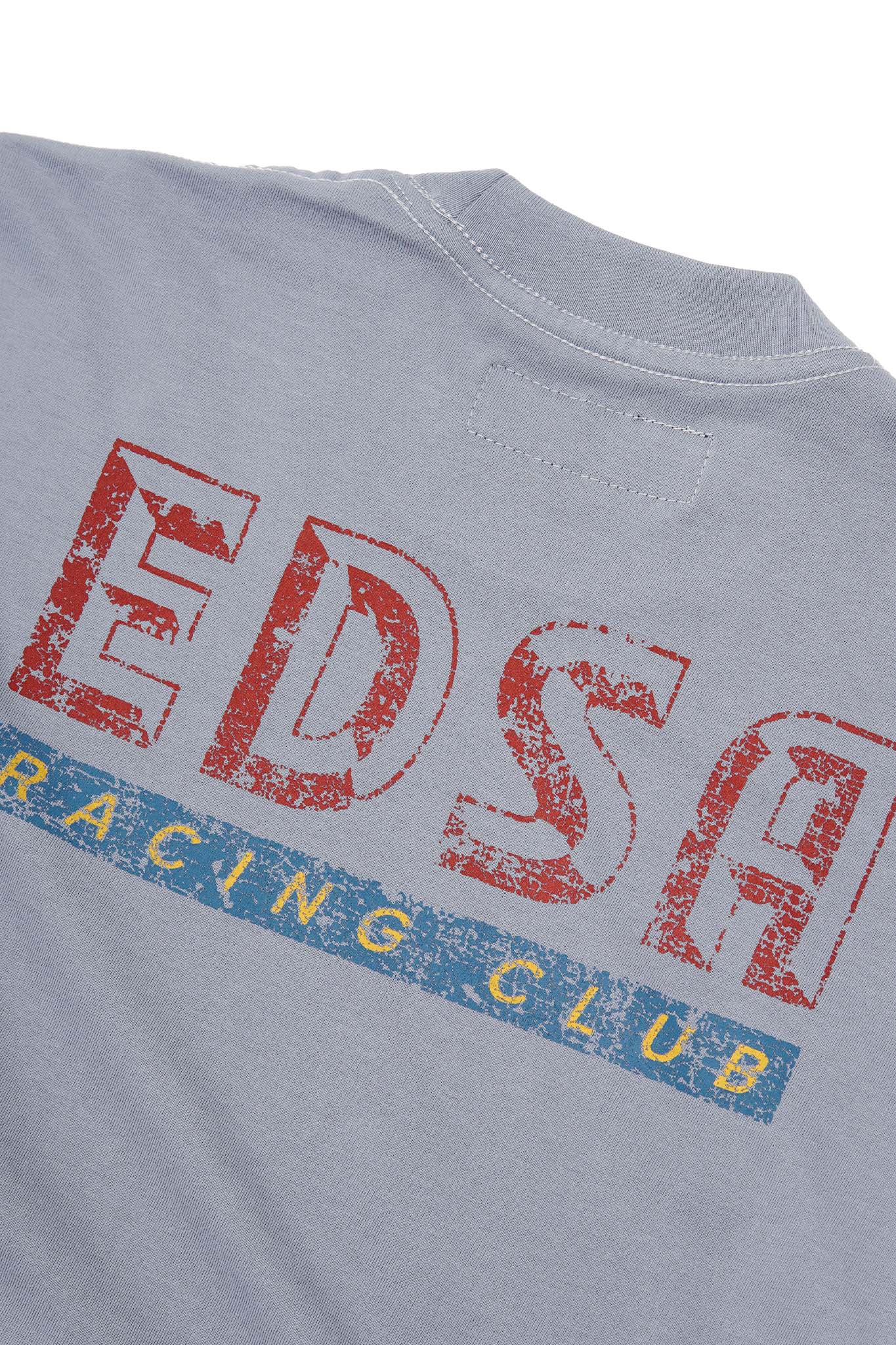 "EDSA RACING CLUB" TEE IN GLACIER