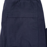PLEATED BOOTCUT PANTS IN HAGUE BLUE