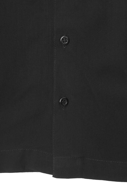 MANDARIN L/S SHIRT IN CROW