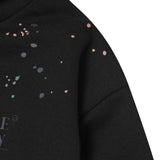 "PAINT SPLAT" LITTLE HUMAN™ HOODIE IN CAVIAR