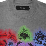 "CITY OF ANGELS" TEE IN HEATHER GREY