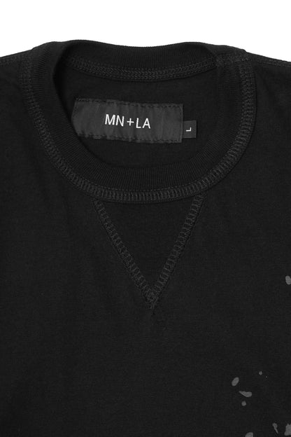 "HITTER" V3 MILITIA MOCK NECK LITE TEE IN RAVEN