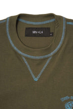 "YEAR OF THE DRAGON" MILITIA BOX TEE IN OLIVE