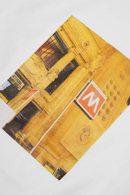 "METRO" TEE IN WHITE