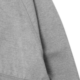QUARTER ZIP L/S TEE V2 IN HEATHER GREY