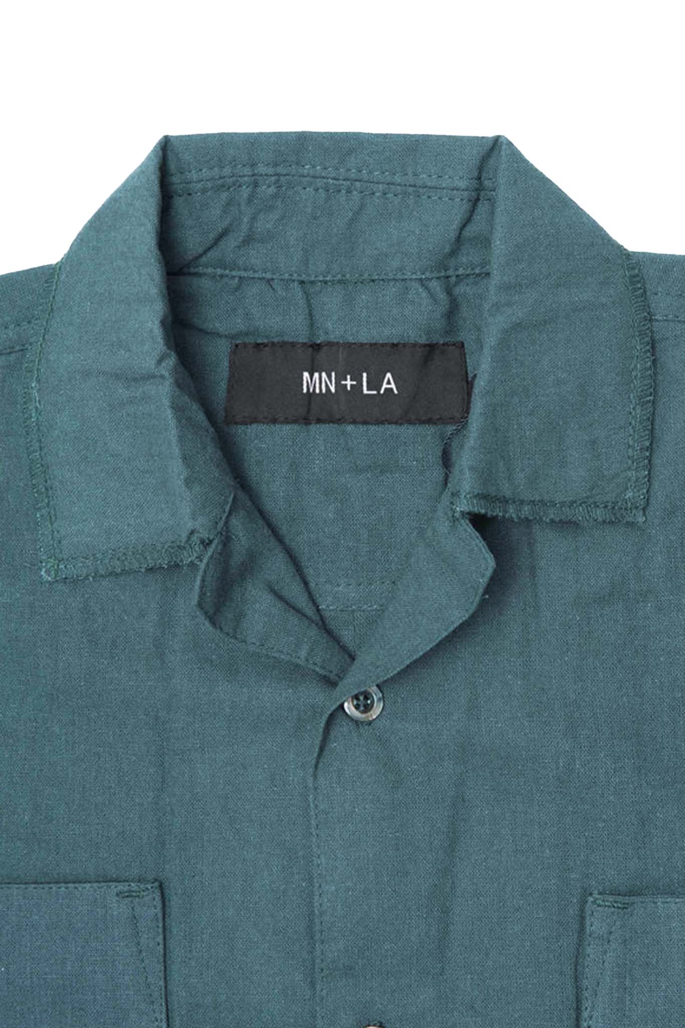 4 POCKET CUBAN SHIRT IN EMERALD