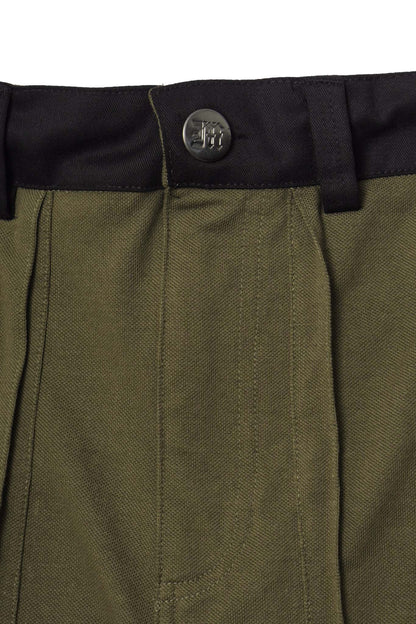 M+ OVERPOCKET PHAT SHORTS IN OLIVE