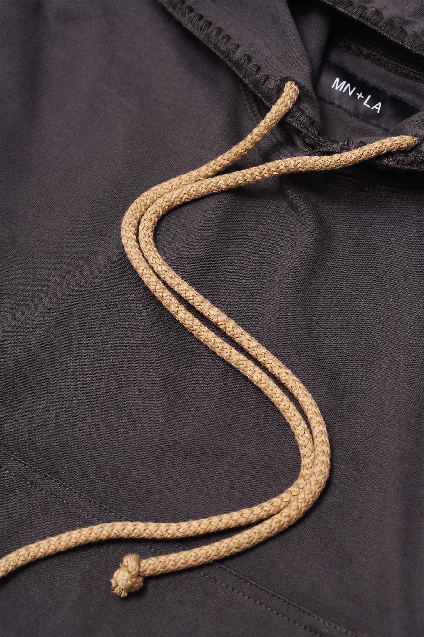 INCA HOODIE IN CHARCOAL GREY