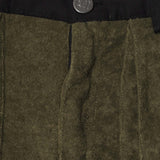 M+ OVERPOCKET TOWEL PHAT SHORTS IN OLIVE