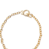 LOOP CHAIN GOLD BRACELET