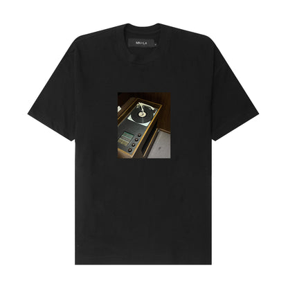 "SPIN SESSIONS" TEE IN ANTHRACITE