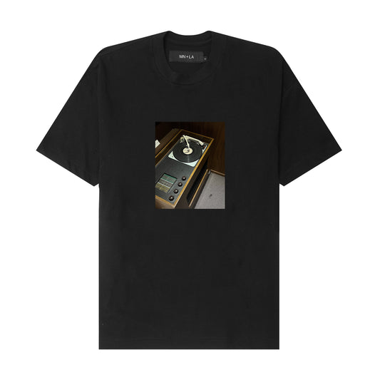 "SPIN SESSIONS" TEE IN ANTHRACITE