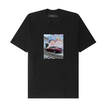 "CARRERA DREAMS" TEE IN ANTHRACITE