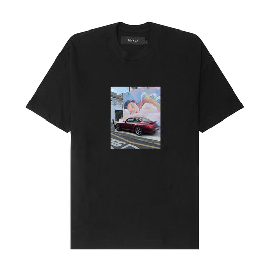 "CARRERA DREAMS" TEE IN ANTHRACITE