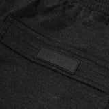 PLEATED HOUSE SHORTS IN MIDNIGHT HEATHER