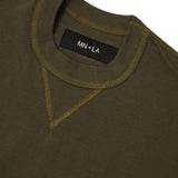 EXO™ MILITIA MOCK NECK TEE OLIVE/RUST