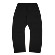LINEN PLEATED WIDE LOUNGE PANTS IN ANTHRACITE